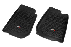 Rugged Ridge 12920.02 Front Floor Liners, Black