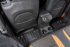 Rugged Ridge 12950.49 Floor Liner, Rear, Black, 18-19 Jeep Wrangler JL, 2 Door