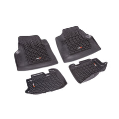 Rugged Ridge 12987.10 Floor Liners; Kit; Black; 97-06 Jeep Wrangler/Unlimited TJ/LJ