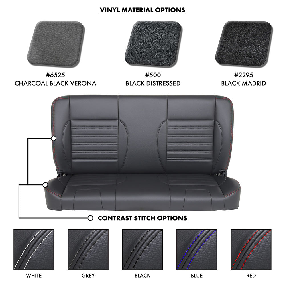 TMI Products Chevrolet Ford GMC (Standard Cab Pickup) Seat 47-9922-500-BKS