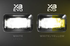 Morimoto XB EVO SAE FOGS TYPE F2 WHT YLW SET LF095.2