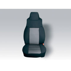 Rugged Ridge 13240.09 Fabric Front Seat Covers; Gray; 97-02 Jeep Wrangler TJ