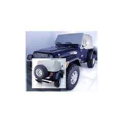 Rugged Ridge 13316.09 Cab Cover; Gray; 92-06 Jeep Wrangler YJ/TJ