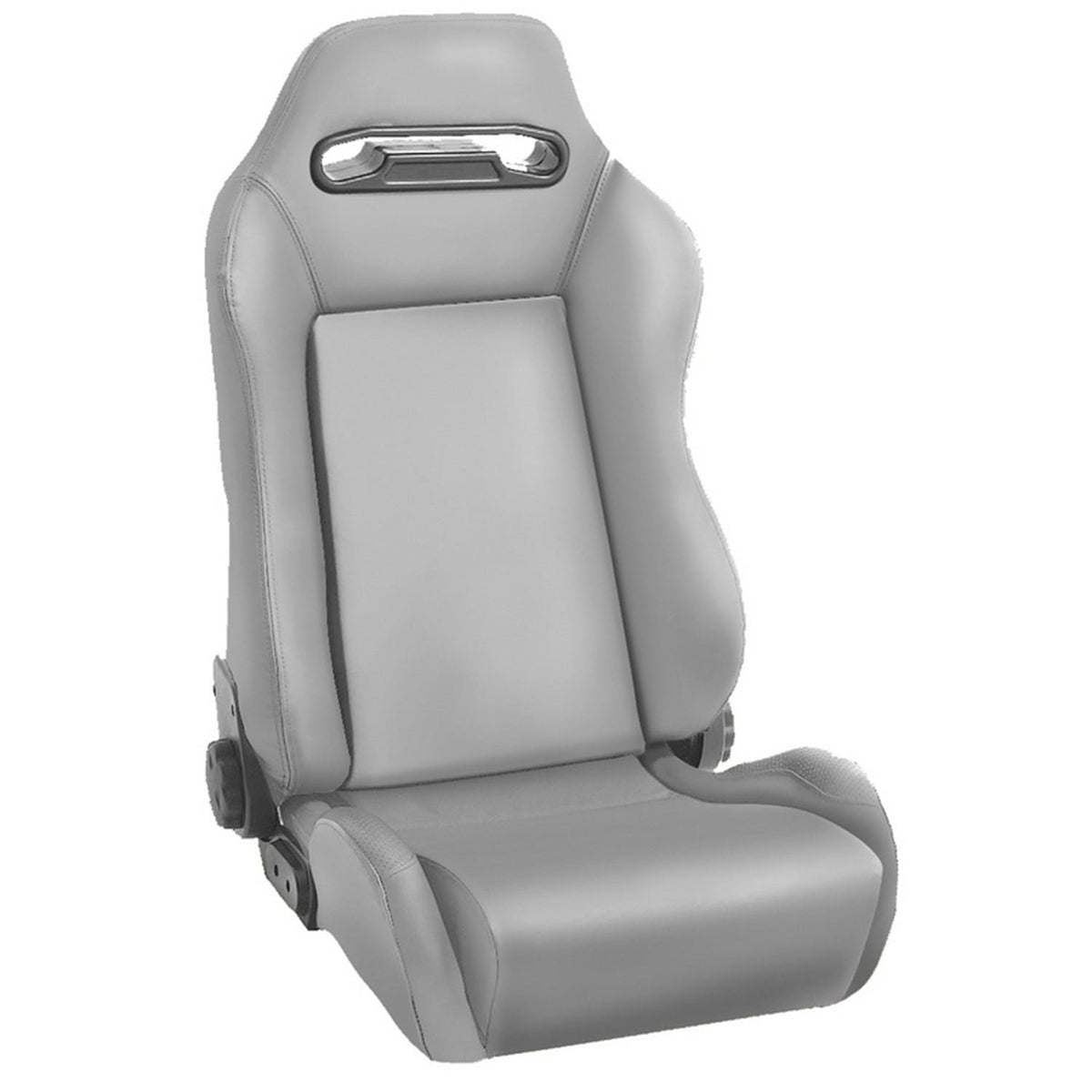 Rugged Ridge 13405.09 Sport Front Seat; Reclinable; Gray; 76-02 Jeep CJ/Wrangler YJ/TJ