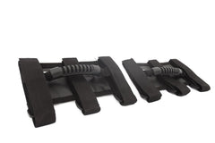 Rugged Ridge 13505.40 Steel Grab Handles, Front/Rear Kit Black