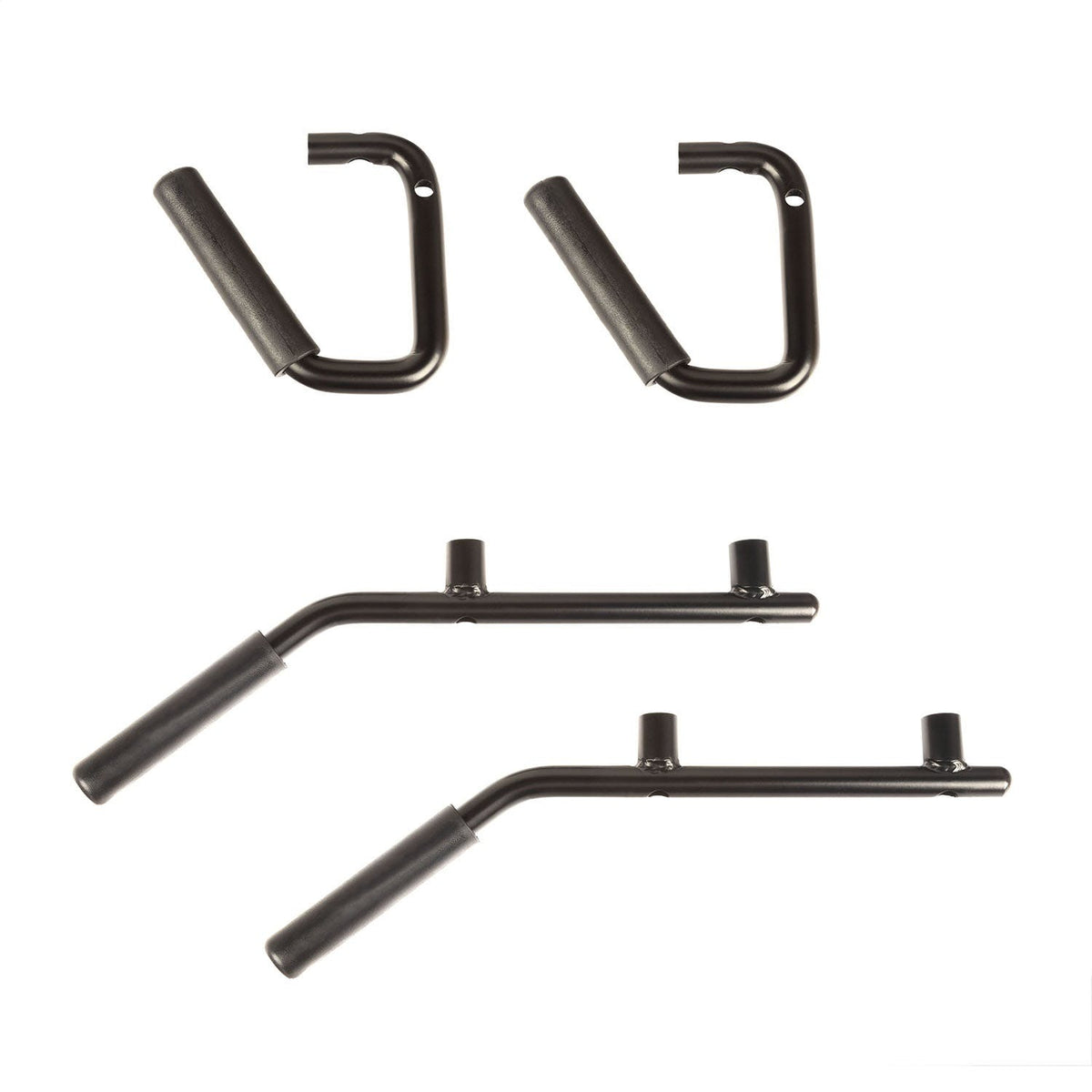 Rugged Ridge 13505.40 Steel Grab Handles, Front/Rear Kit Black