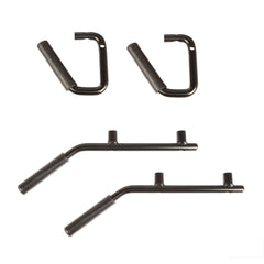 Rugged Ridge 13505.40 Steel Grab Handles, Front/Rear Kit Black