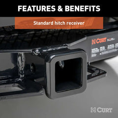 CURT Class 3 Trailer Hitch, 2" Receiver, Select Kia Telluride 13648