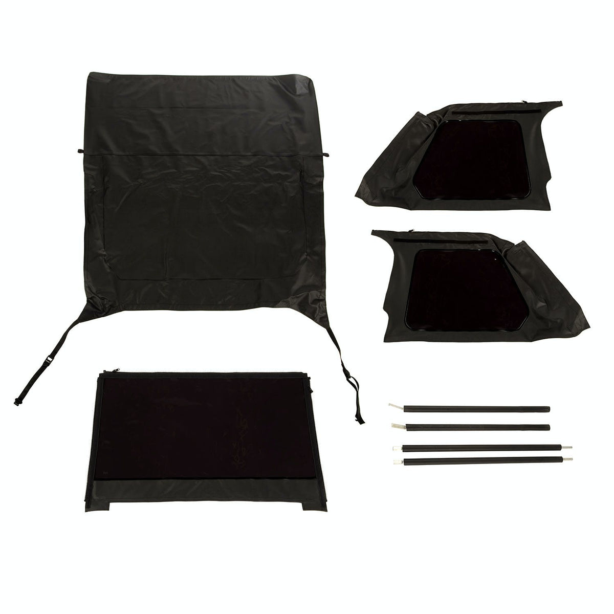 Rugged Ridge 13790.35 Montana Top; Bowless; Black Diamond; 97-06 TJ