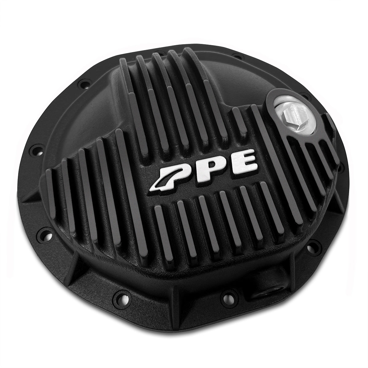 PPE Diesel 1972-2013 GM K1500 8.5 Inch -10 Heavy-Duty Aluminum Rear Differential Cover Black 138051320