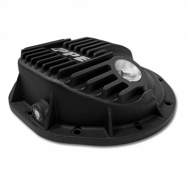PPE Diesel 1972-2013 GM K1500 8.5 Inch -10 Heavy-Duty Aluminum Rear Differential Cover Black 138051320