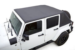 Rugged Ridge 13861.35 Voyager Frameless Fastback Top 4 Door Black Diamond Sail Cloth, Tint