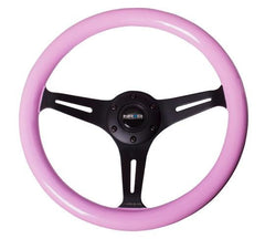 NRG Innovations Steering Wheels Wood Grain ST-015BK-PK