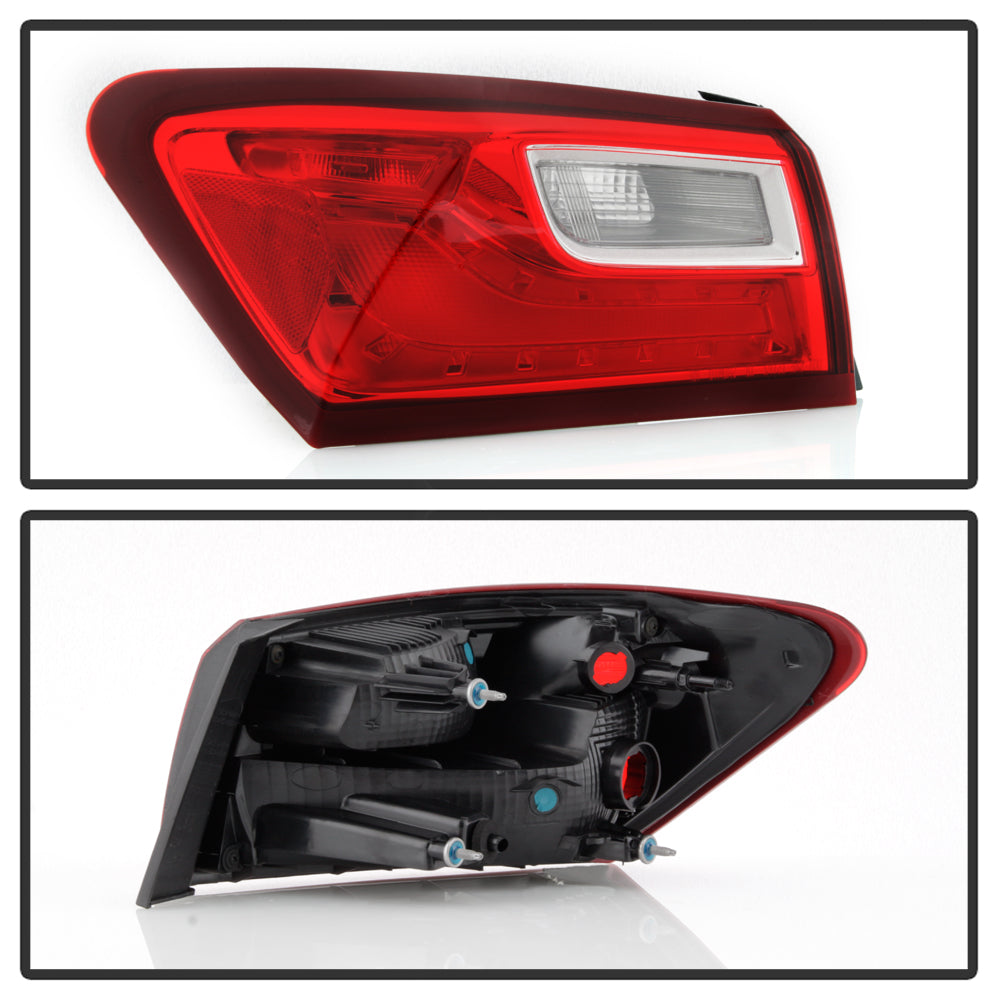 XTUNE POWER 9945700 Chevy Malibu 16 18 Driver Side Tail Light Brake 2815(Included) ; Side W5W(Included) OE Outer Left