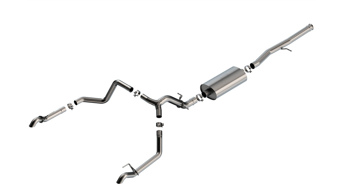 Borla 2022-2023 Chevrolet Silverado 1500 ZR2/ GMC Sierra 1500 AT4X Cat-Back(tm) Exhaust System S-Type