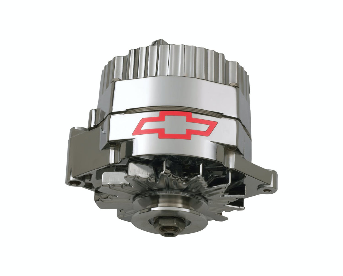 PROFORM 141-657 Alternator; 100 AMP; GM 1 Wire Style; GM Bowtie Logo; Chrome Finish; 100% New