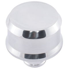 PROFORM 141-850 Slant-Edge Aluminum Breather Cap; No Emblem; Push-In; Polished