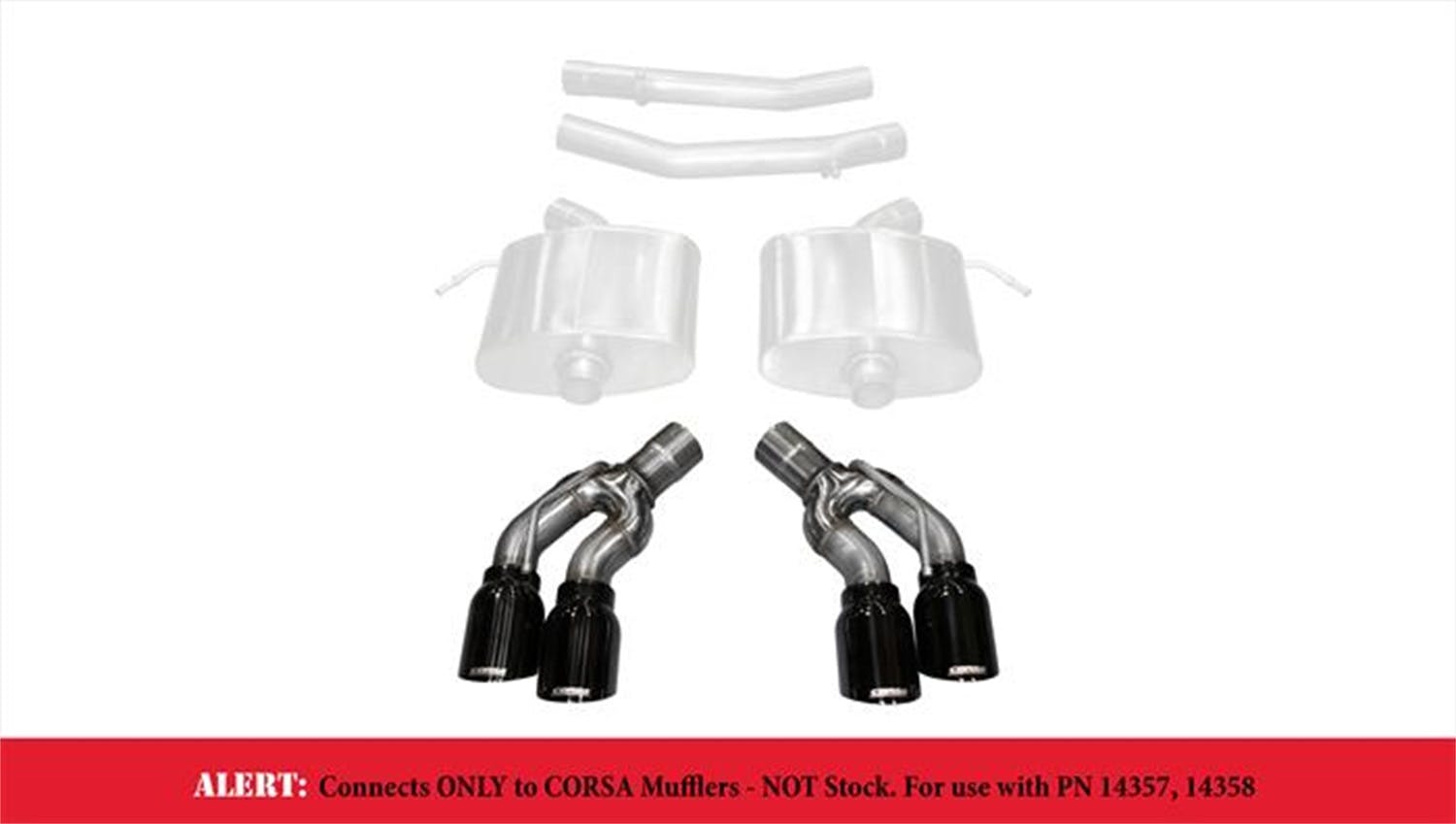 Corsa Performance 14359BLK Tip Kit