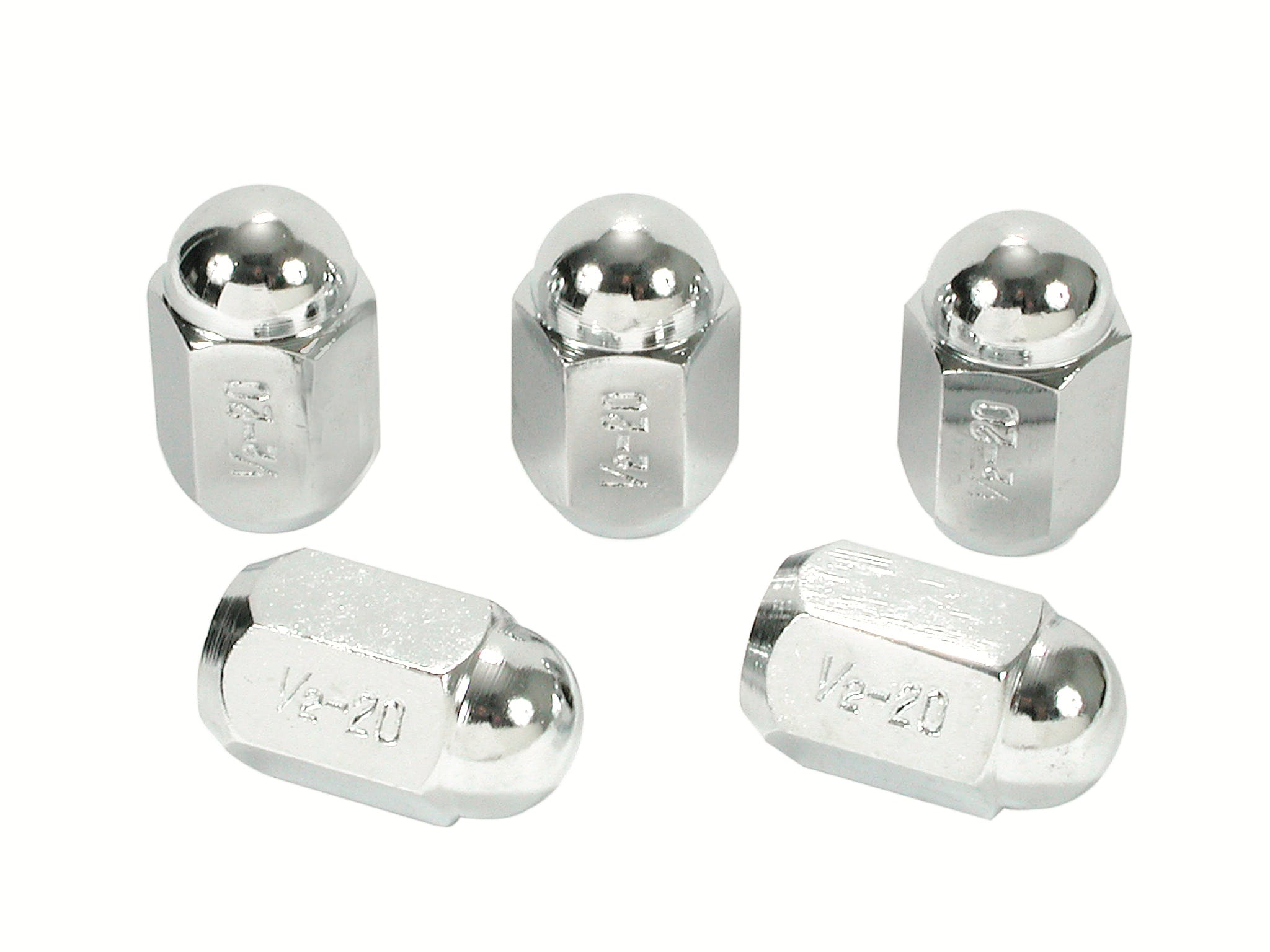 Mr. Gasket 1441 WHEEL NUTS 1/2IN.RH CHROME