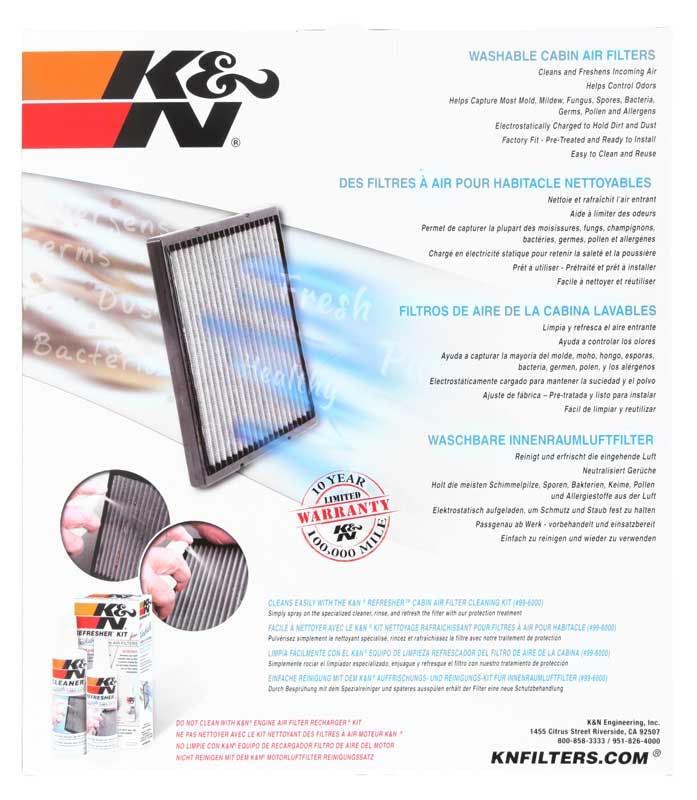 K&N VF3019 Cabin Air Filter