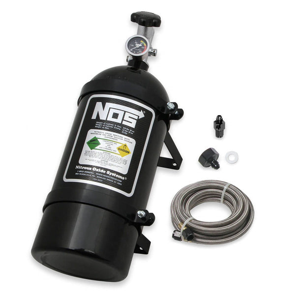 NOS 14761BNOS BLACK BOTTLE KIT, W/SUPER HI-FLO VALVE