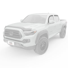 EGR in-channel window visors front & rear set matte black Crew Cab 16-22 Toyota Tacoma