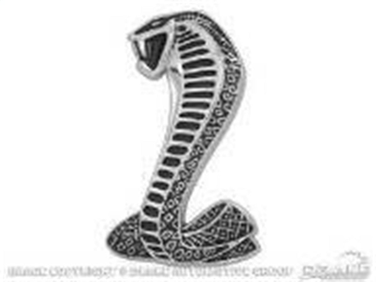 Drake Muscle Shelby Cobra Fender Emblem F6ZZ-16228-B