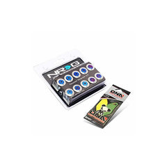NRG Innovations Fender Washer Kit Titanium Series M6 Size (Fits 10mm Bolts) - Rivets for Plastic FW-200ST