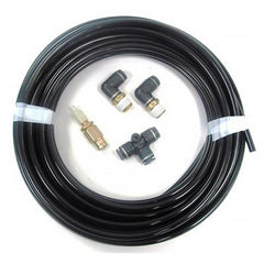 Ridetech Inflation kit with 30ft. 1/4" airline, 2 1/4" npt elbows, 1 T and 1 schrader. 32000001