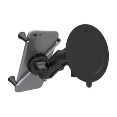 RAM Black Large X-Grip with Twist Lock Suction Cup Base Rugged Vehicle Mount