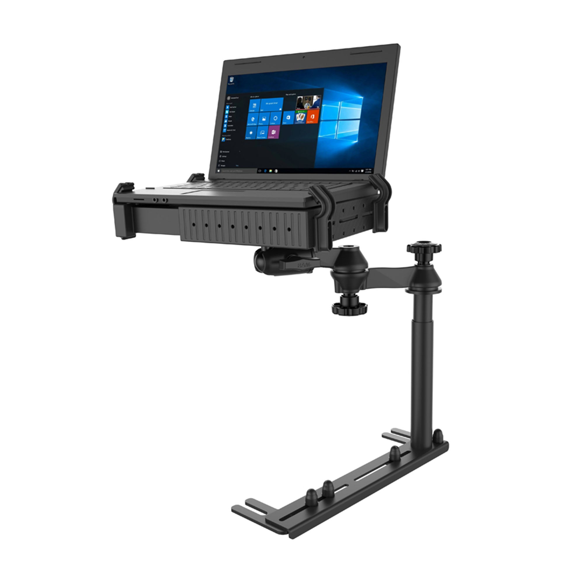 RAM Black No-Drill Universal Laptop Mount for Vehicles
