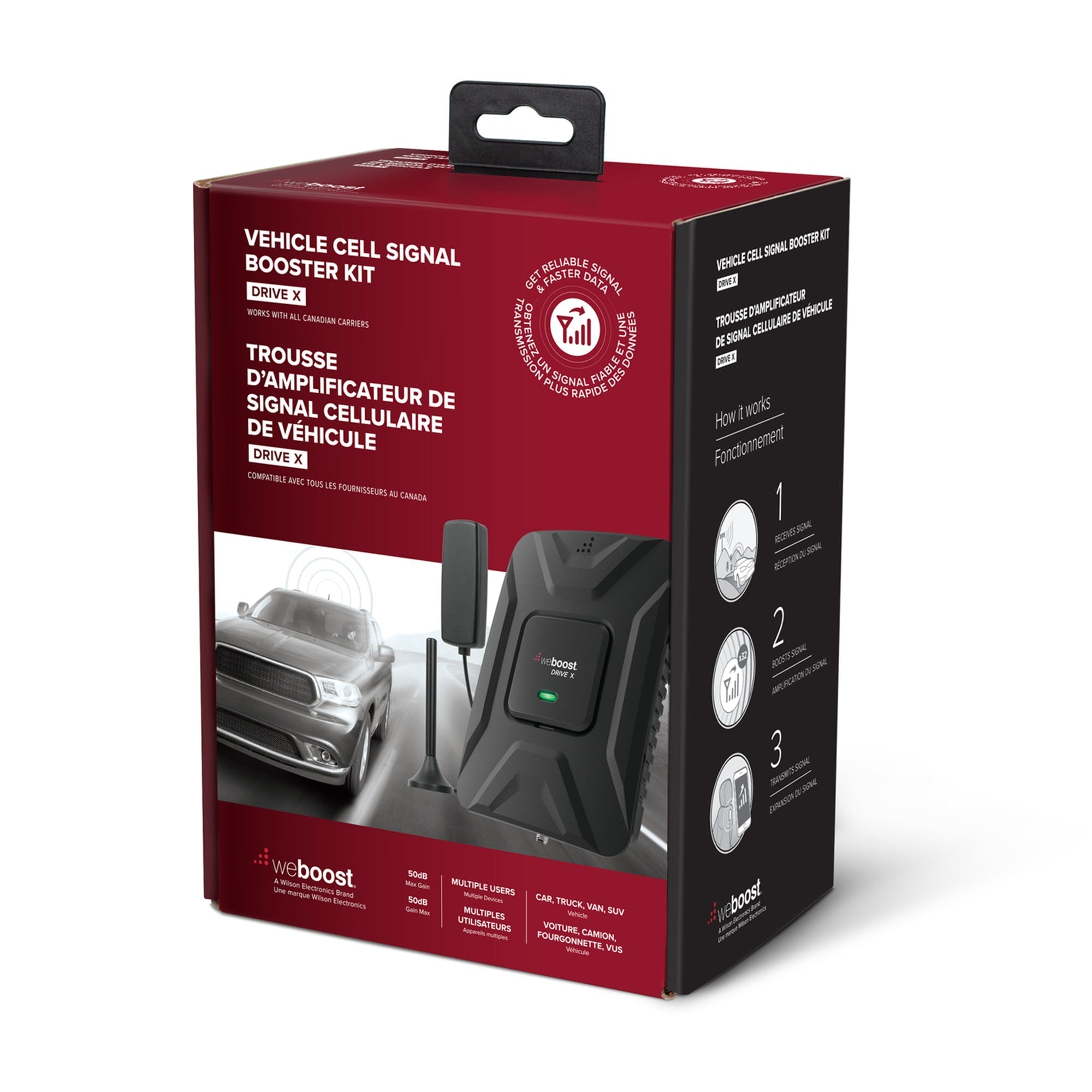weBoost Drive X In-Vehicle Signal Booster Kit