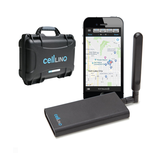 WilsonPro Cellular Network Scanner Pro Cell Phone Network Scanner Signal Meter (Hard Case) + App