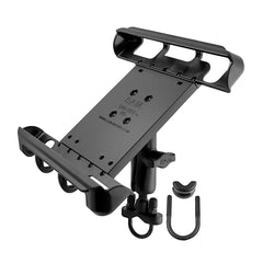 RAM Tab-Tite Handlebar U-Bolt Mount for Large 10" Tablets with Cases - Medium Arm - B Size