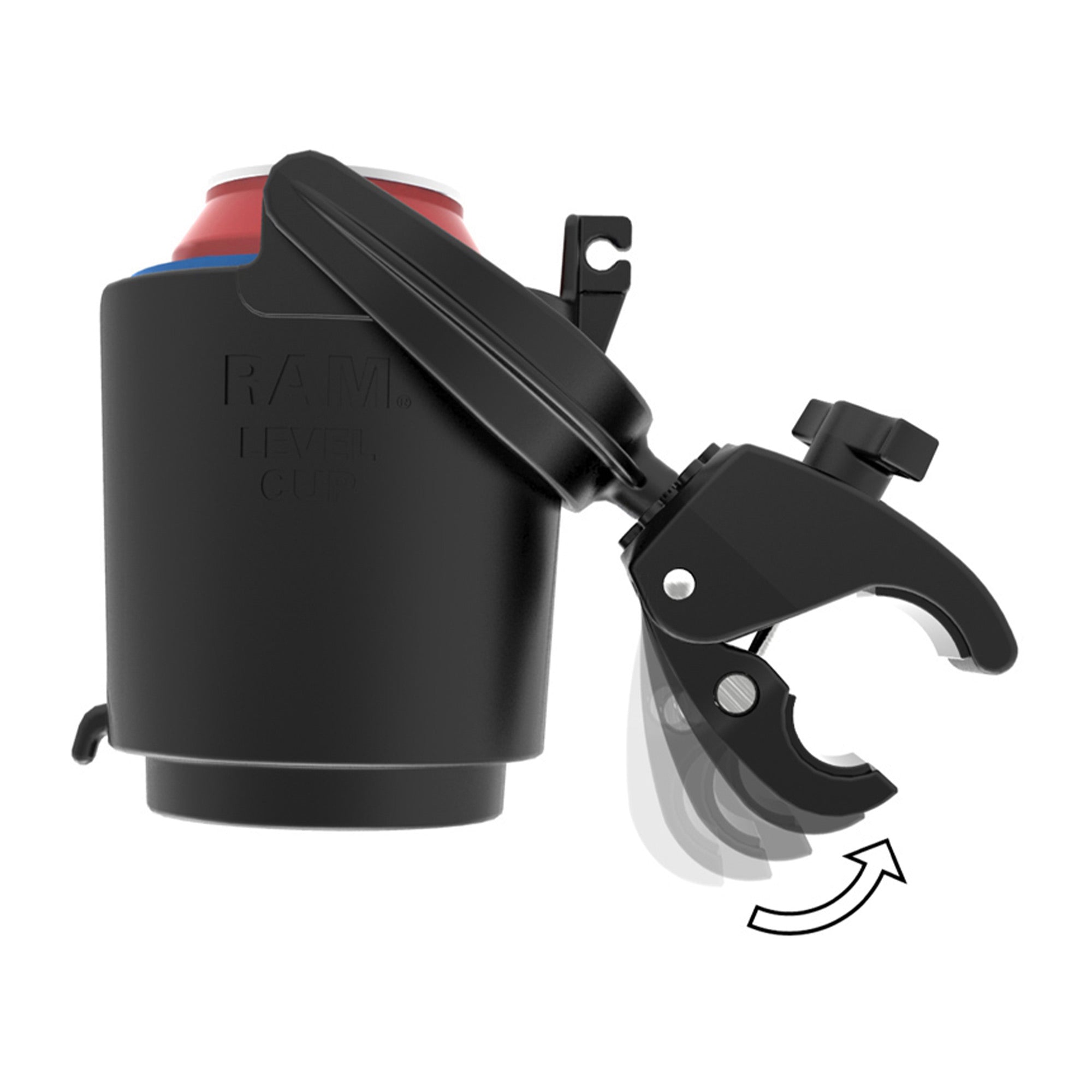 RAM Level Cup 16oz Drink Holder with RAM Tough-Claw Mount