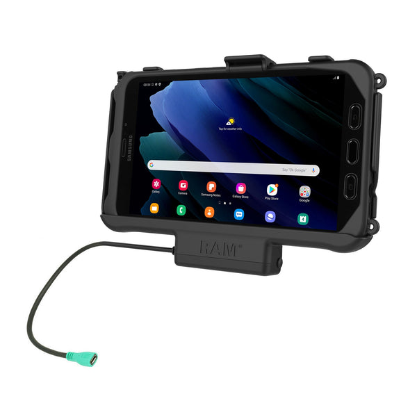 RAM EZ-Roll'r Powered Dock for Samsung Tab Active3 and Tab Active2