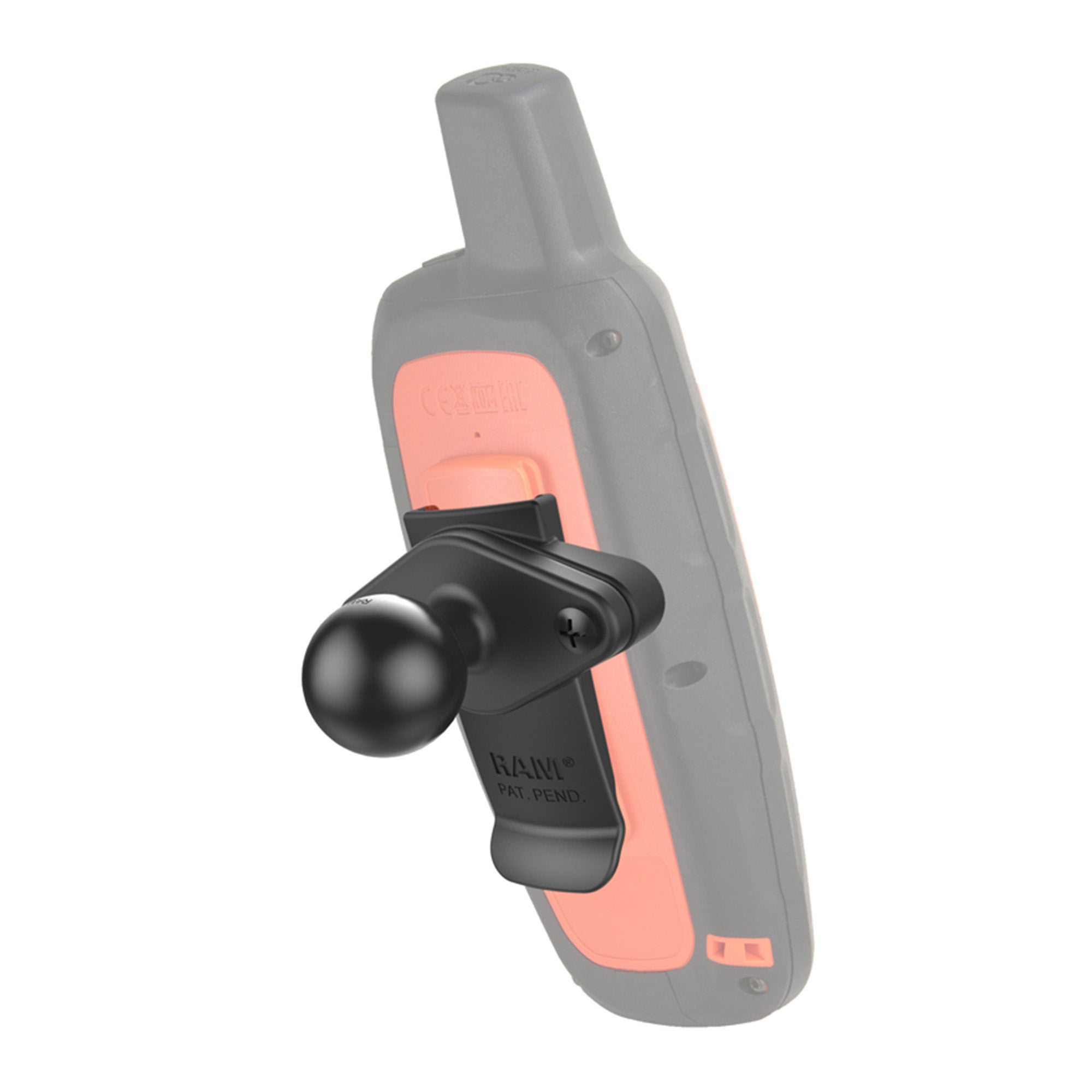 RAM Spine Clip Holder with Ball for Garmin Handheld Devices - B-Size