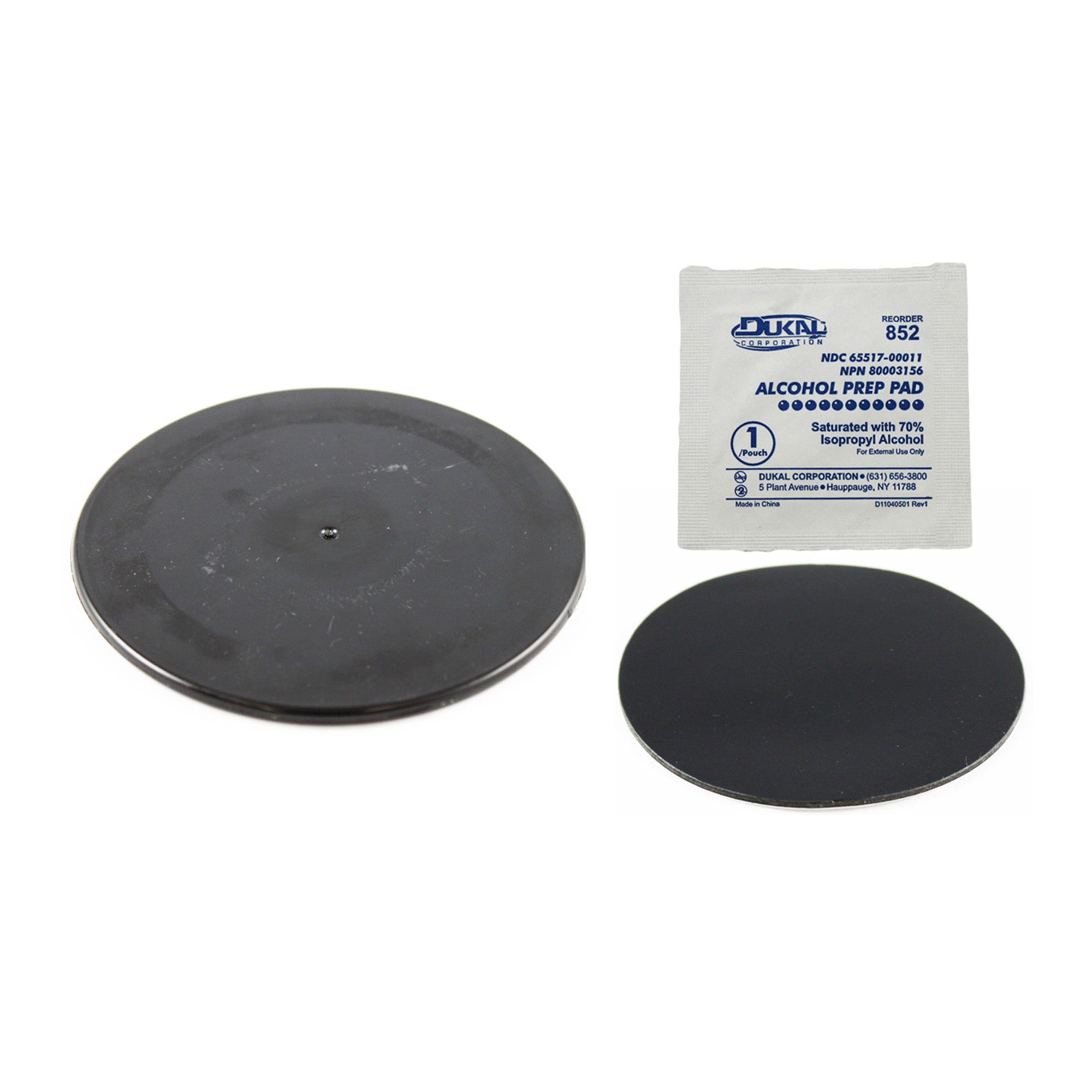 RAM Black 3.5" Adhesive Plate for Suction Cups