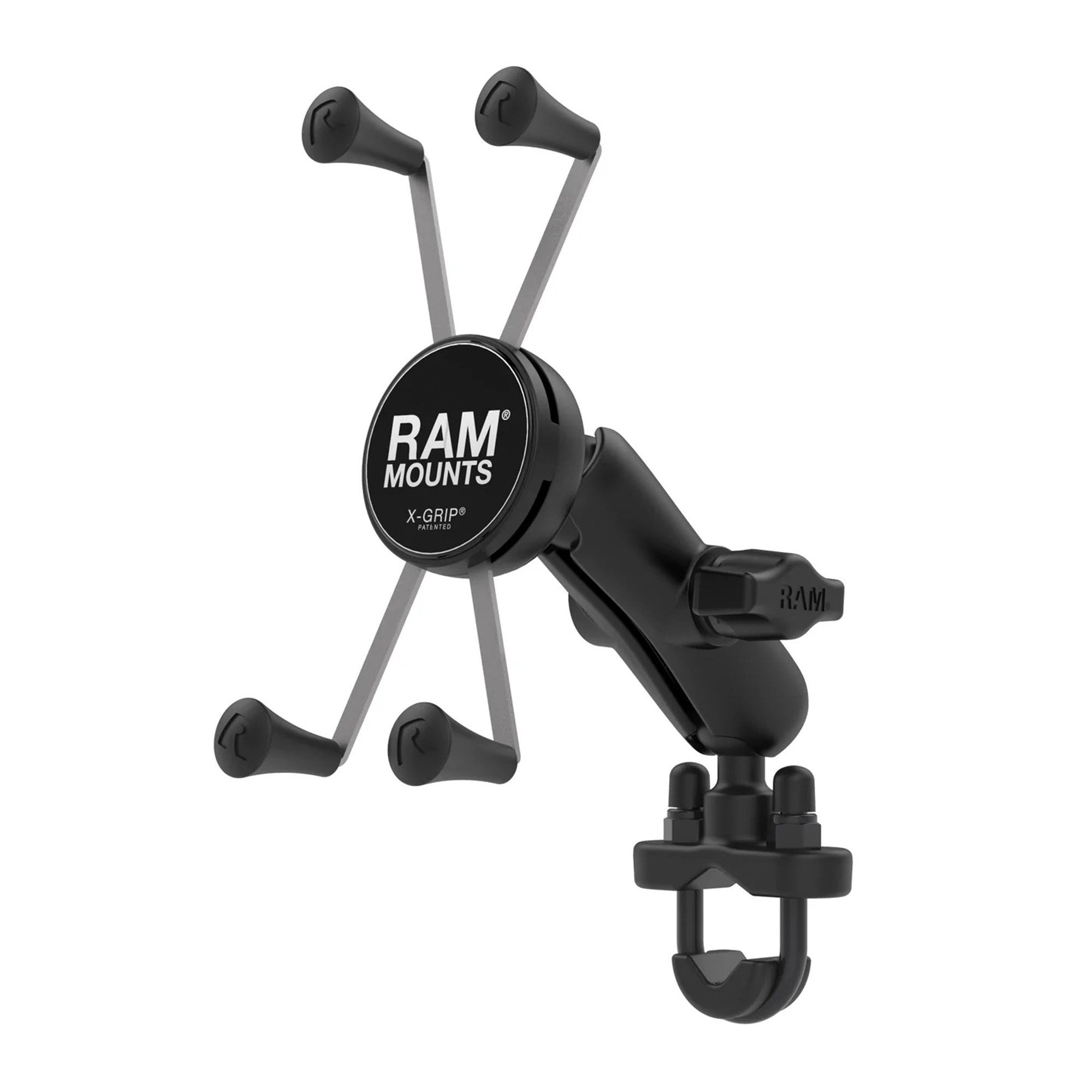 RAM Rail U-Bolt Mnt RAM X-Grip 5" Phablets - Medium Arm - Bilingual Pkg