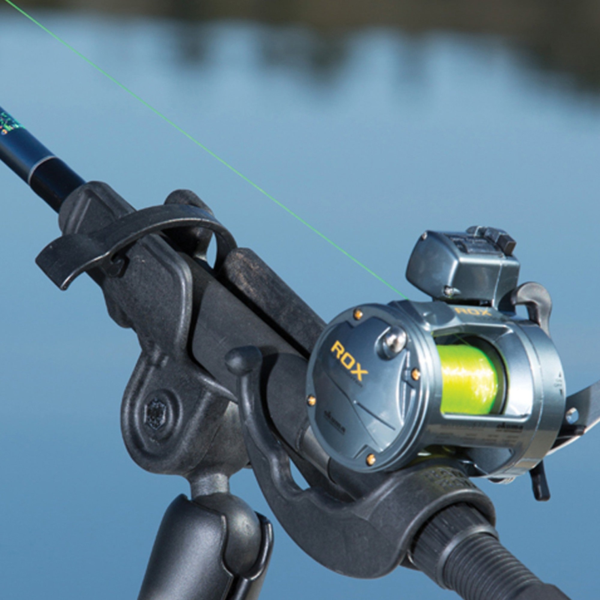 RAM ROD Fishing Rod Holder with Ball - C-Size