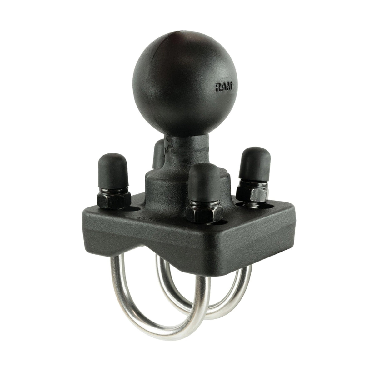 RAM Double U-Bolt Ball Base for 1" - 1.25" Rails