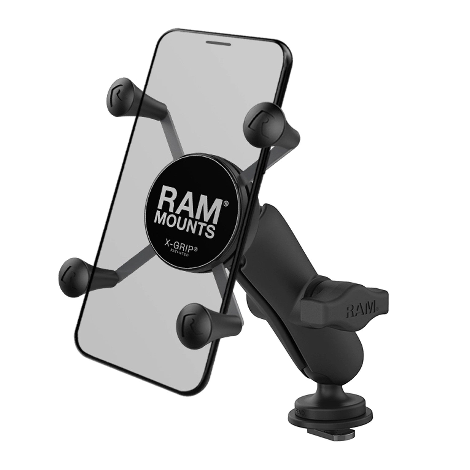 RAM X-Grip Phone Mount with RAM Track Ball Base - B-Size - Medium Arm