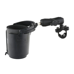 RAM Level Cup 16oz Drink Holder with Handlebar U-Bolt Base - B-Size - Medium Arm
