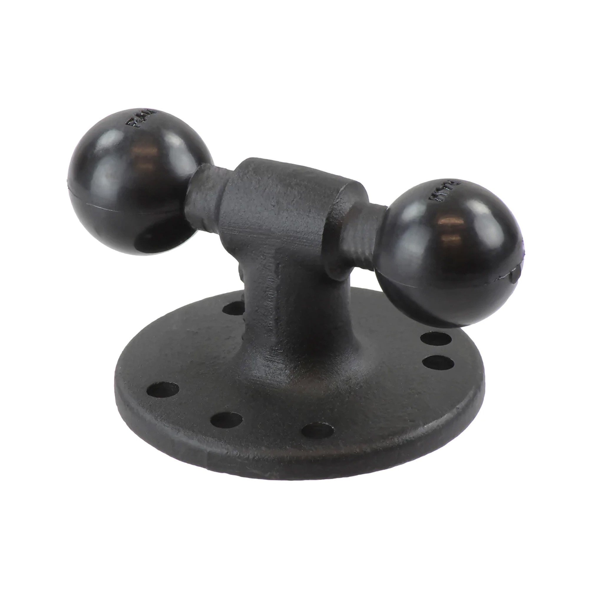 RAM Double Ball Adapter with Round Base - B-Size