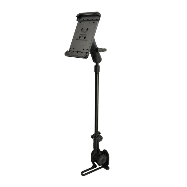 RAM Pod HD Vehicle Mount for 9"-10.5" Tablets with Heavy Duty Cases - C-Size - Medium Arm