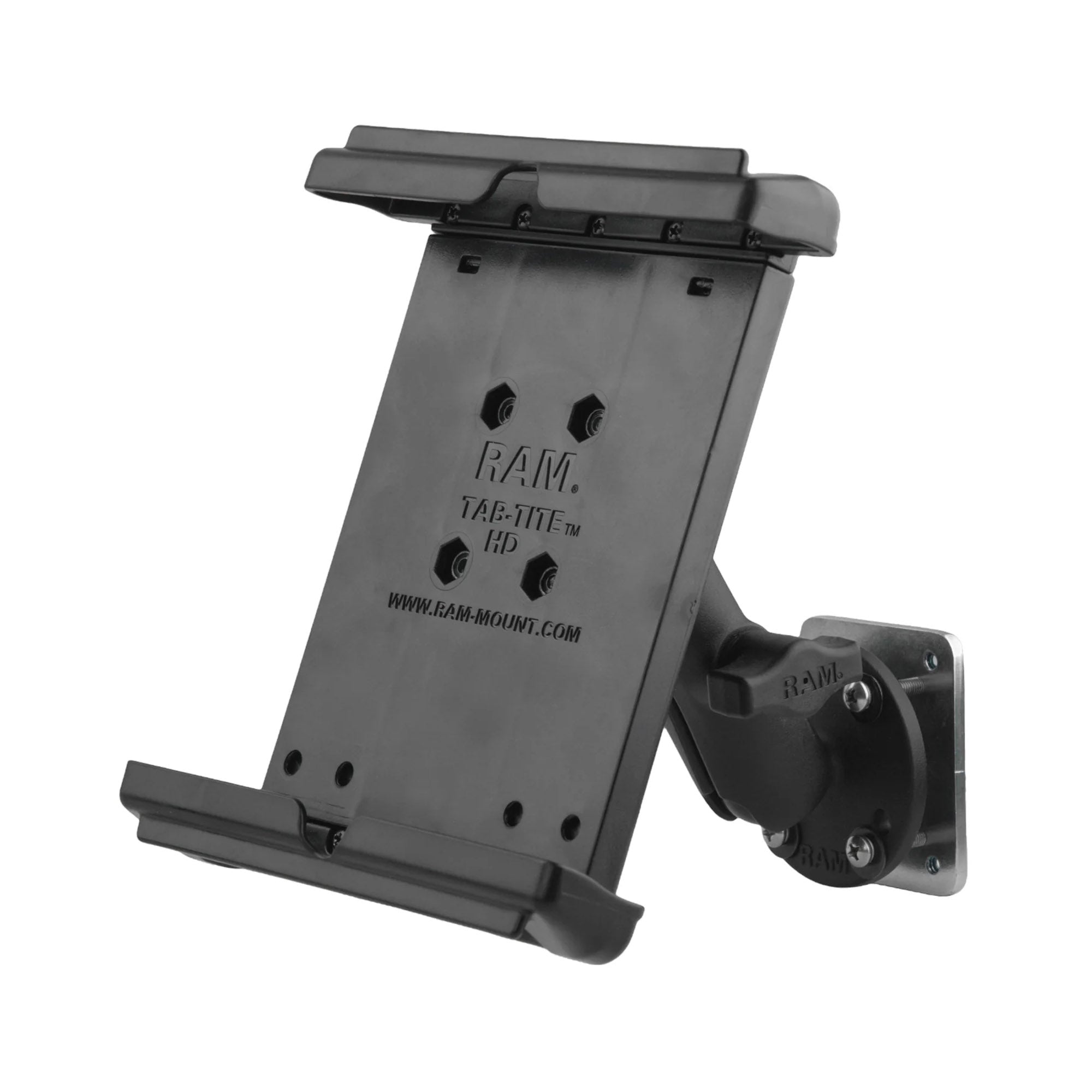 RAM Dashboard Mount with Backing Plate for 8" Tablets with Cases - B-Size - Medium Arm