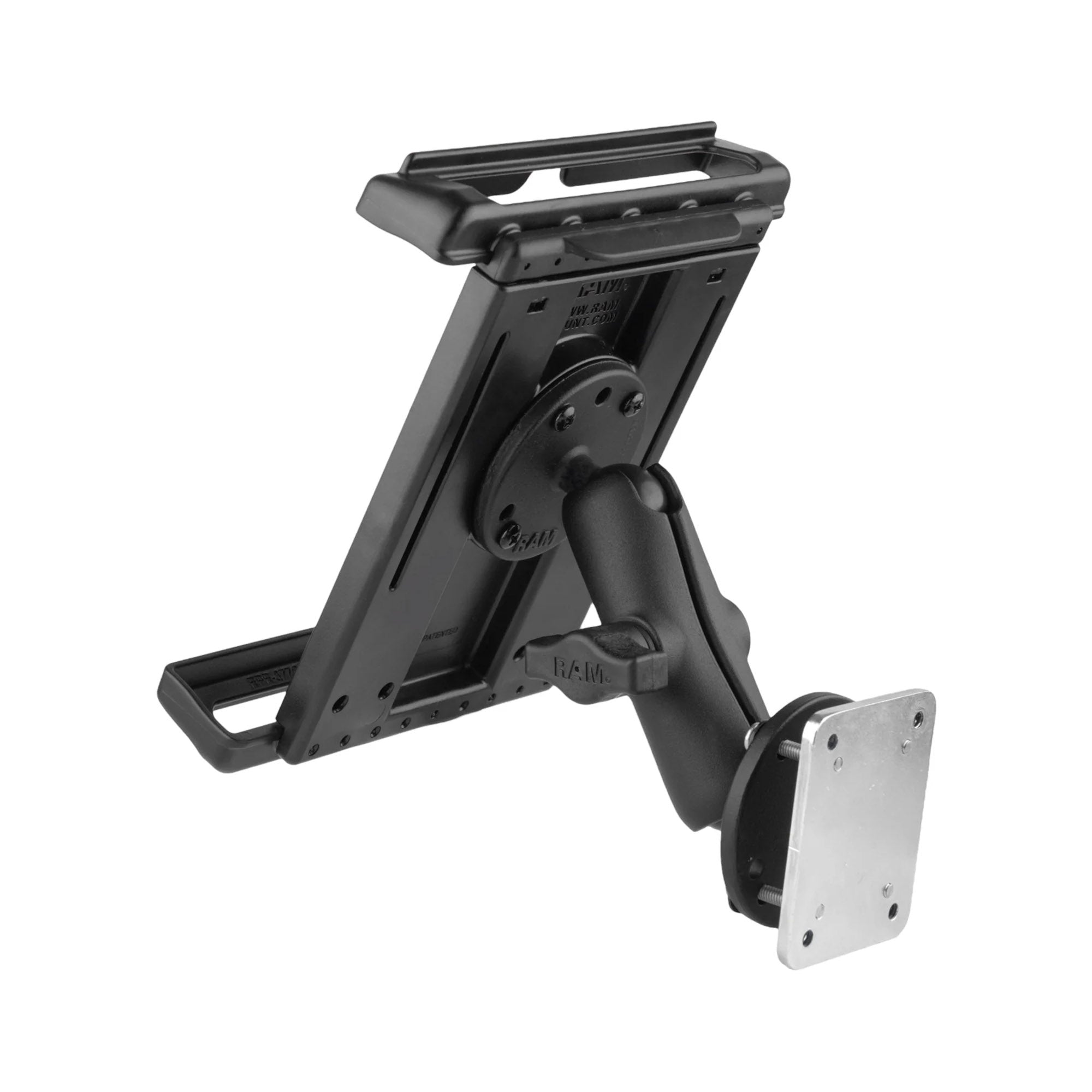 RAM Dashboard Mount with Backing Plate for 8" Tablets with Cases - B-Size - Medium Arm