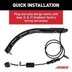 ARIES LED Fender Lights for Jeep Wrangler JL, Gladiator JT 1500235