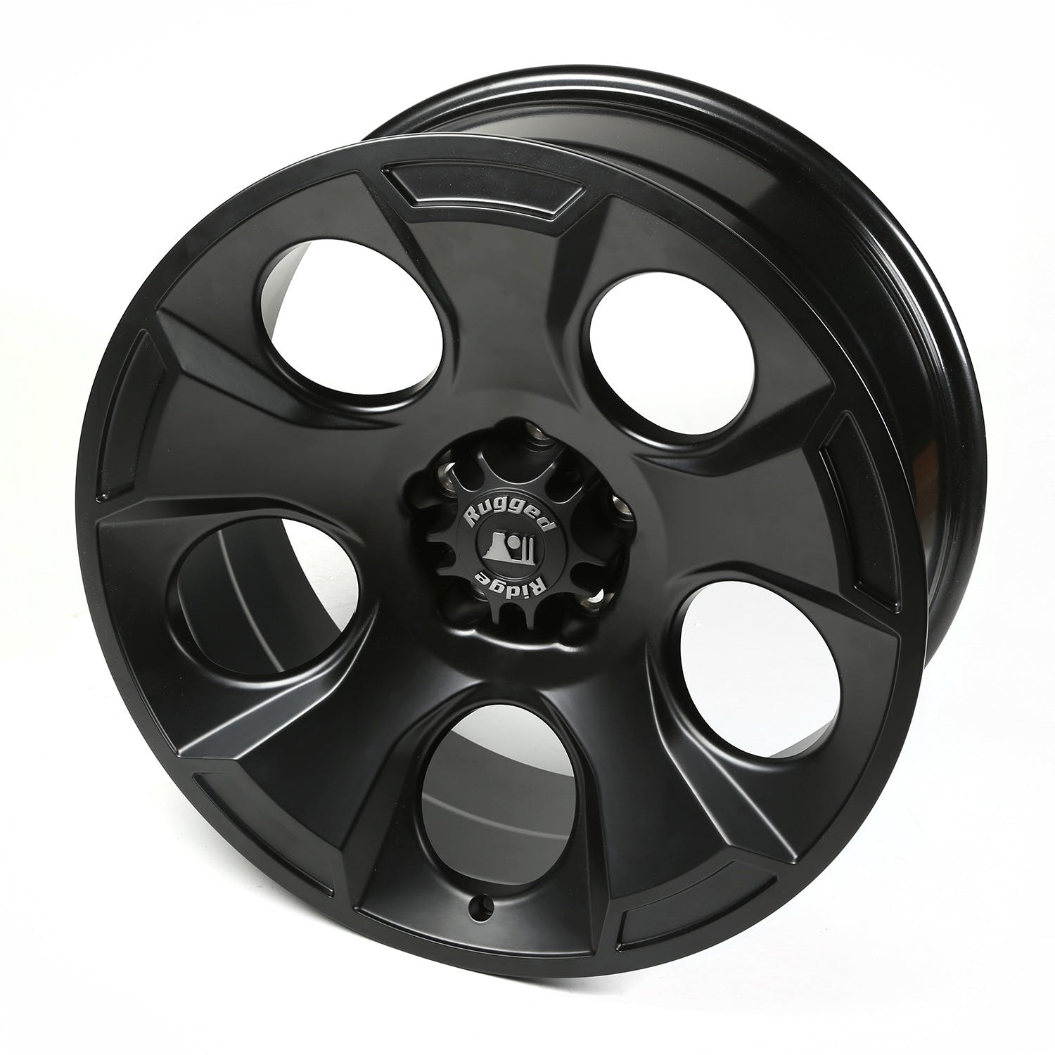 Rugged Ridge 15304.01 Drakon Wheel; 20x9; Black Satin; 07-17 Jeep Wrangler JK