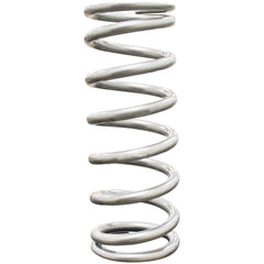QA1 9HT650 Spring, Cr-Si High Travel 2-1/2 inch Id 9 inch X 650 Lbs/In. Silver Pwdr Coat